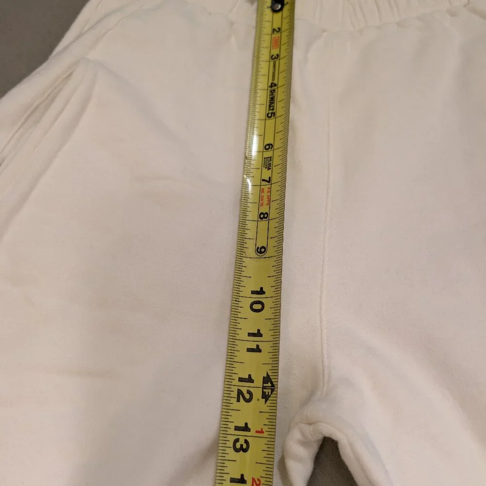 Sm Vtg 80s Ton Sur Ton Sweat pants Off White LOGO  Pockets Jogger streetwear